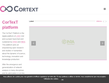 Tablet Screenshot of cortext.net